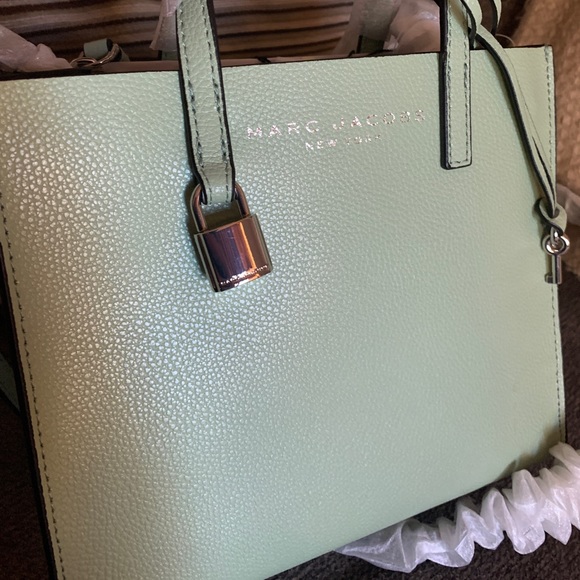 Authentic MARC JACOBS Leather 2 compartments zip Satchel/Crosby - Picture 9 of 14